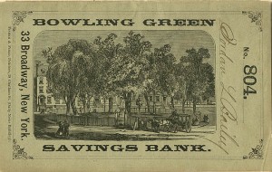 Bowling Green Savings Bank Bankbook